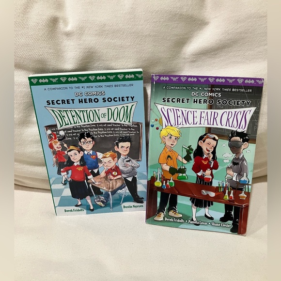 DC Comics Other - DC Comics Secret Hero Society book lot of 2 Derek Fridolfs